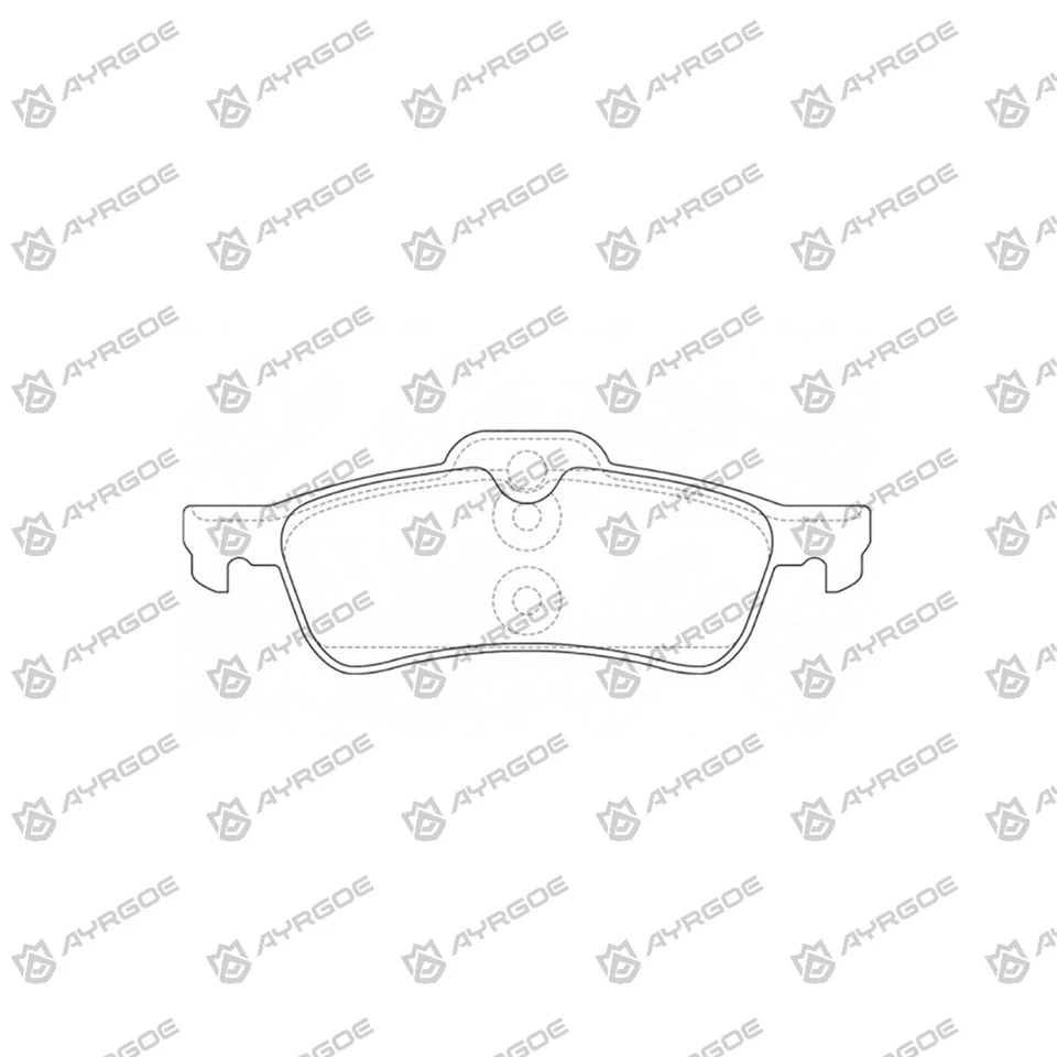 لنت ترمز D5235M برای Renault 19 B539 ، C539