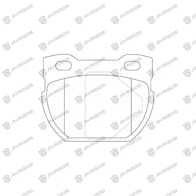 لنت ترمز PN0276 برای Lifan X70 LF7201